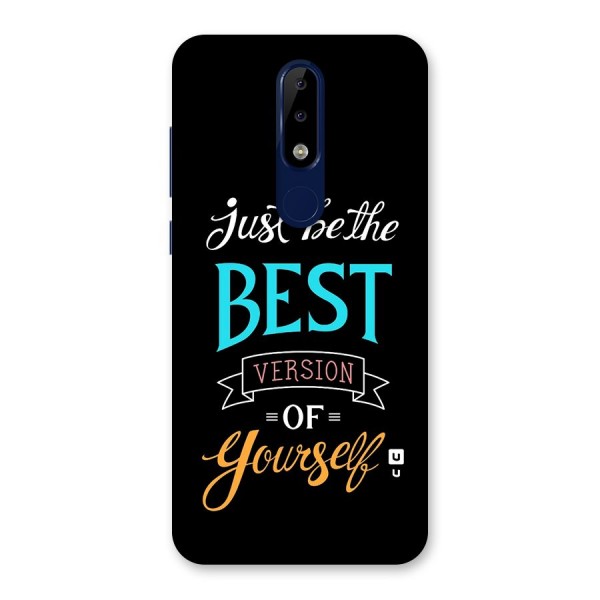 Your Best Version Back Case for Nokia 5.1 Plus