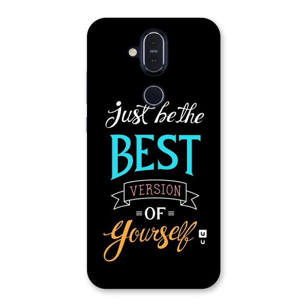 Your Best Version Back Case for Nokia 8.1