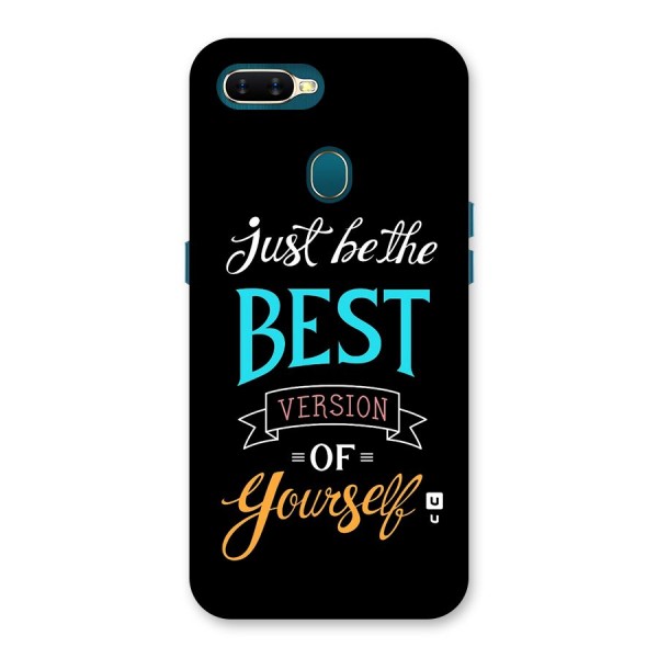 Your Best Version Back Case for Oppo A11k