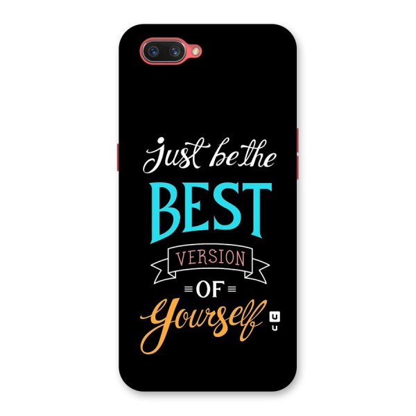 Your Best Version Back Case for Oppo A3s