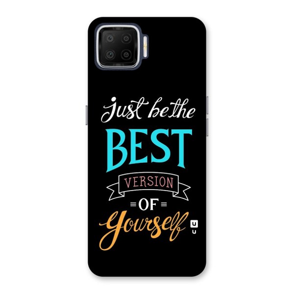 Your Best Version Back Case for Oppo F17