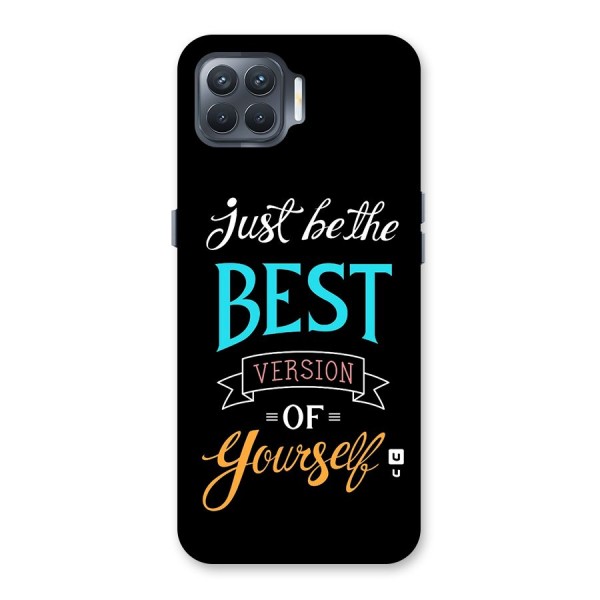 Your Best Version Back Case for Oppo F17 Pro