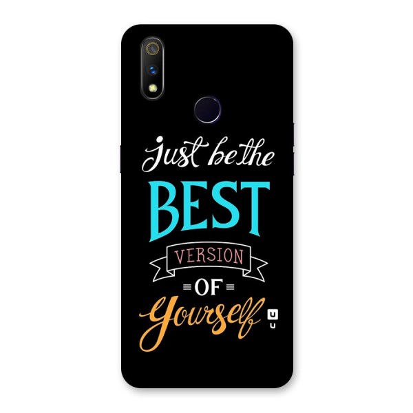 Your Best Version Back Case for Realme 3 Pro