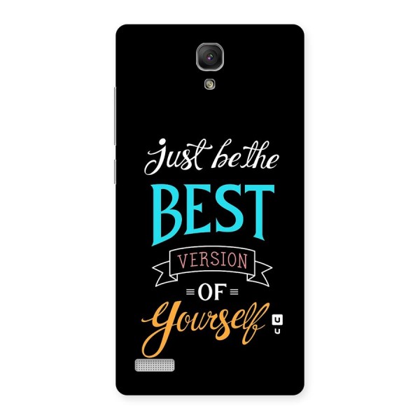 Your Best Version Back Case for Redmi Note