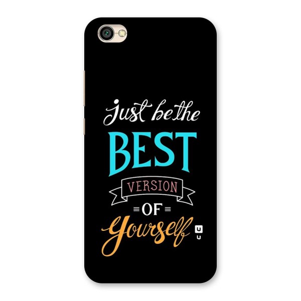 Your Best Version Back Case for Redmi Y1 Lite