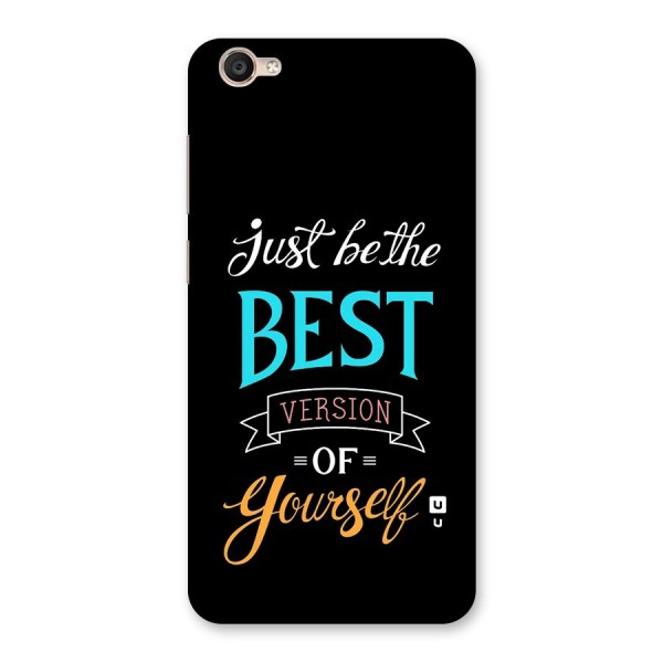 Your Best Version Back Case for Vivo Y55