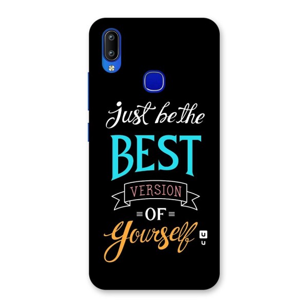 Your Best Version Back Case for Vivo Y91