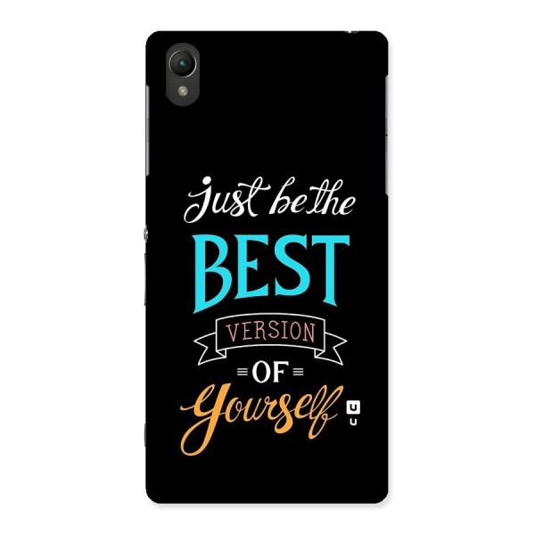 Your Best Version Back Case for Xperia Z2