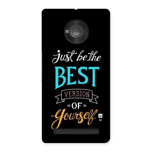 Your Best Version Back Case for Yuphoria