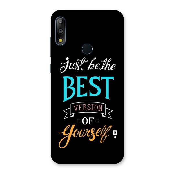 Your Best Version Back Case for Zenfone Max Pro M2