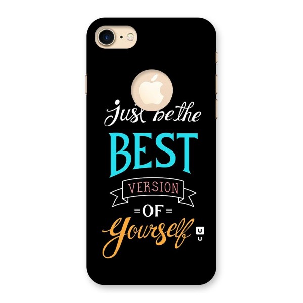 Your Best Version Back Case for iPhone 8 Logo Cut