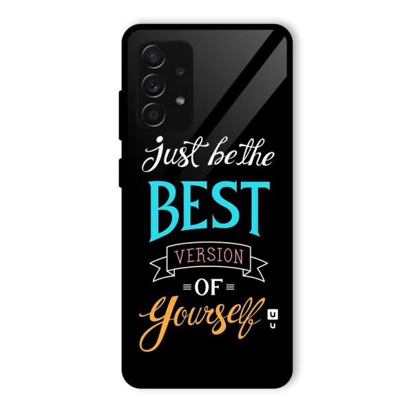 Your Best Version Glass Back Case for Galaxy A53 5G