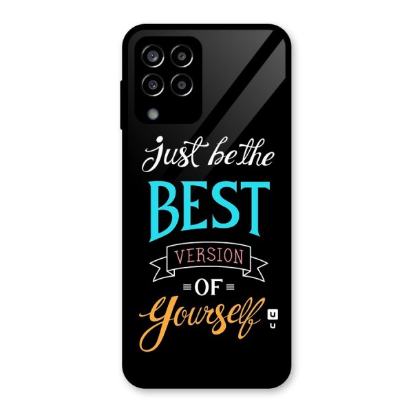 Your Best Version Glass Back Case for Galaxy M33