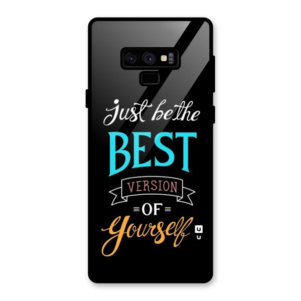 Your Best Version Glass Back Case for Galaxy Note 9