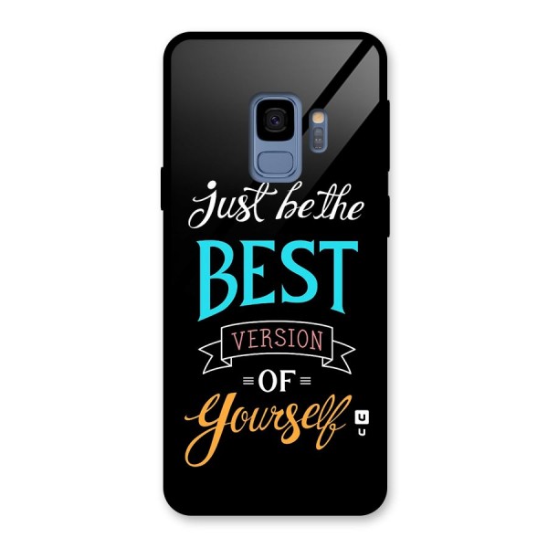 Your Best Version Glass Back Case for Galaxy S9