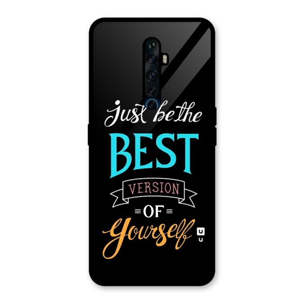 Your Best Version Glass Back Case for Oppo Reno2 Z