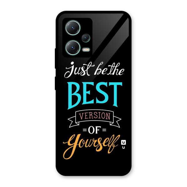 Your Best Version Glass Back Case for Poco X5