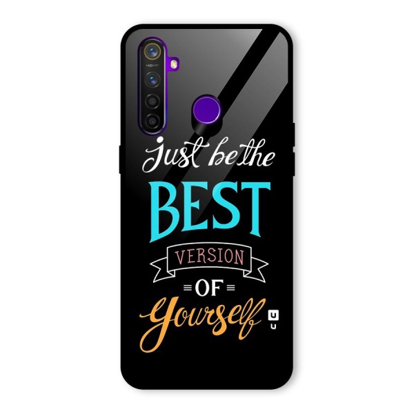 Your Best Version Glass Back Case for Realme 5 Pro