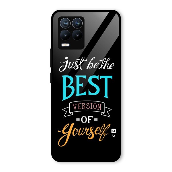 Your Best Version Glass Back Case for Realme 8