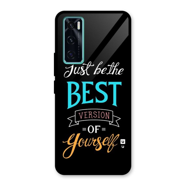 Your Best Version Glass Back Case for Vivo V20 SE