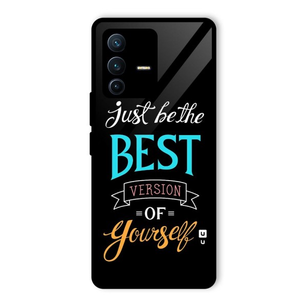 Your Best Version Glass Back Case for Vivo V23 Pro