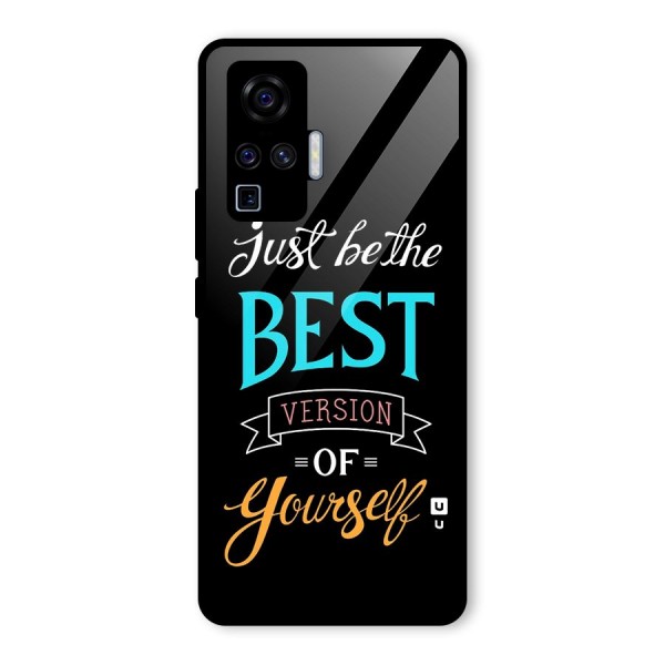 Your Best Version Glass Back Case for Vivo X50 Pro