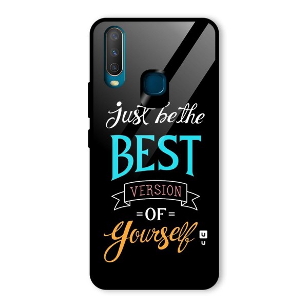 Your Best Version Glass Back Case for Vivo Y12