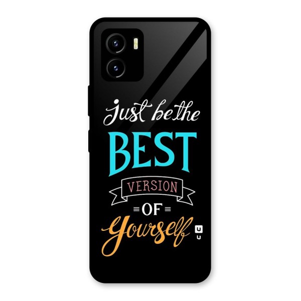 Your Best Version Glass Back Case for Vivo Y15s