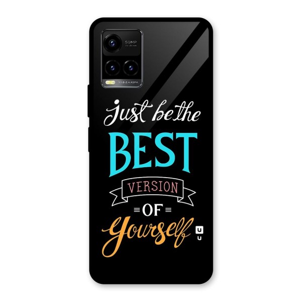 Your Best Version Glass Back Case for Vivo Y21G