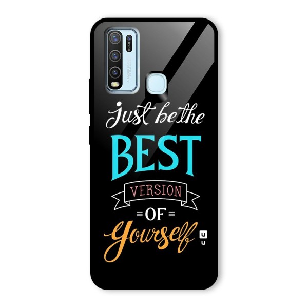 Your Best Version Glass Back Case for Vivo Y50