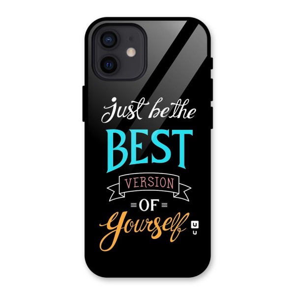 Your Best Version Glass Back Case for iPhone 12