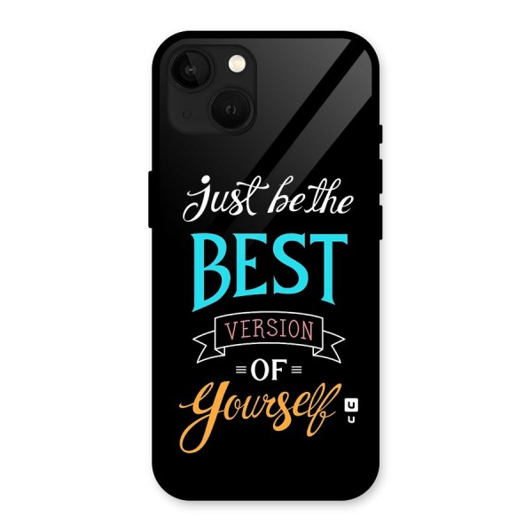 Your Best Version Glass Back Case for iPhone 13