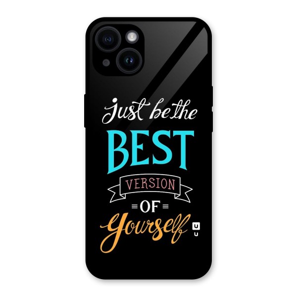 Your Best Version Glass Back Case for iPhone 14