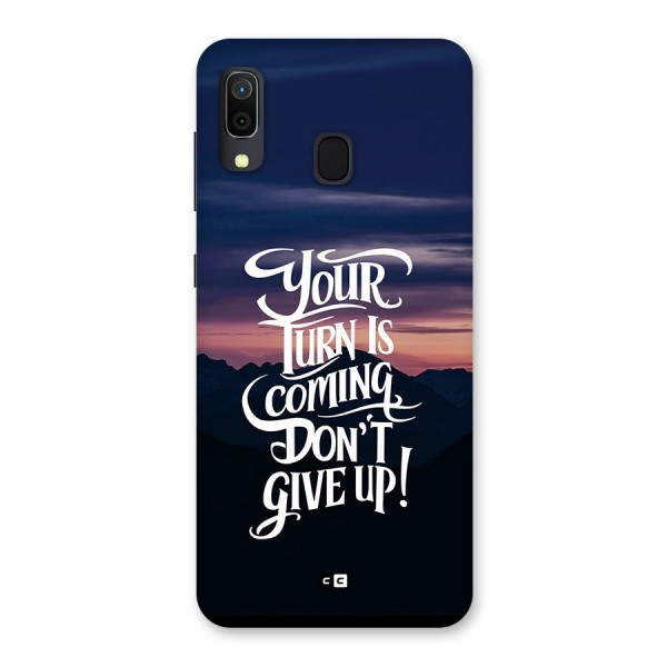 Your Turn Back Case for Galaxy A20