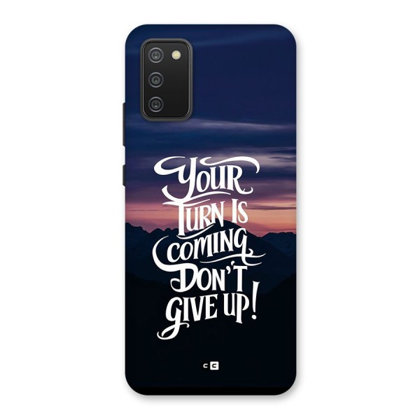 Your Turn Back Case for Galaxy F02s