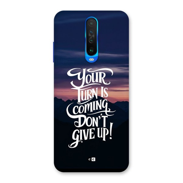 Your Turn Back Case for Poco X2