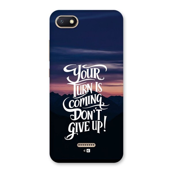 Your Turn Back Case for Redmi 6A