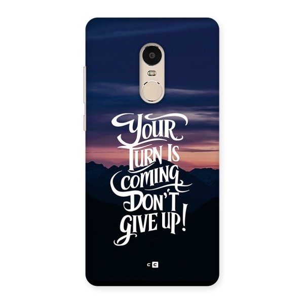 Your Turn Back Case for Redmi Note 4