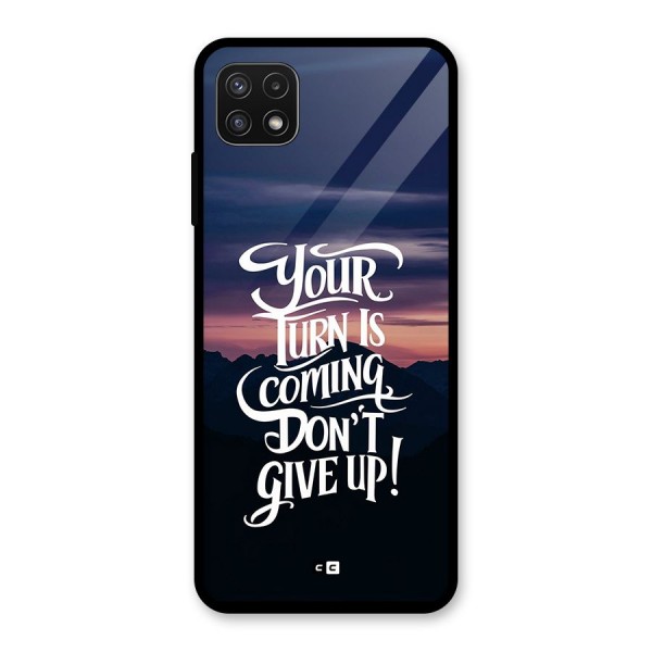 Your Turn Glass Back Case for Galaxy A22 5G