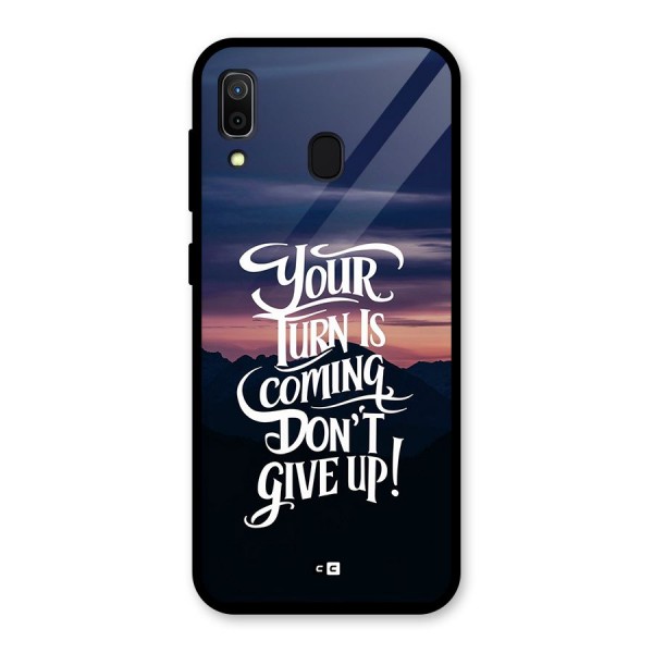 Your Turn Glass Back Case for Galaxy A30