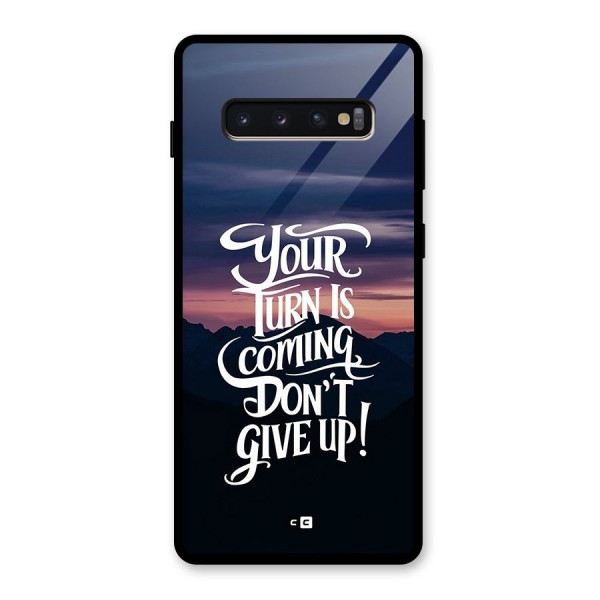 Your Turn Glass Back Case for Galaxy S10 Plus