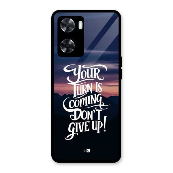 Your Turn Glass Back Case for Oppo A77