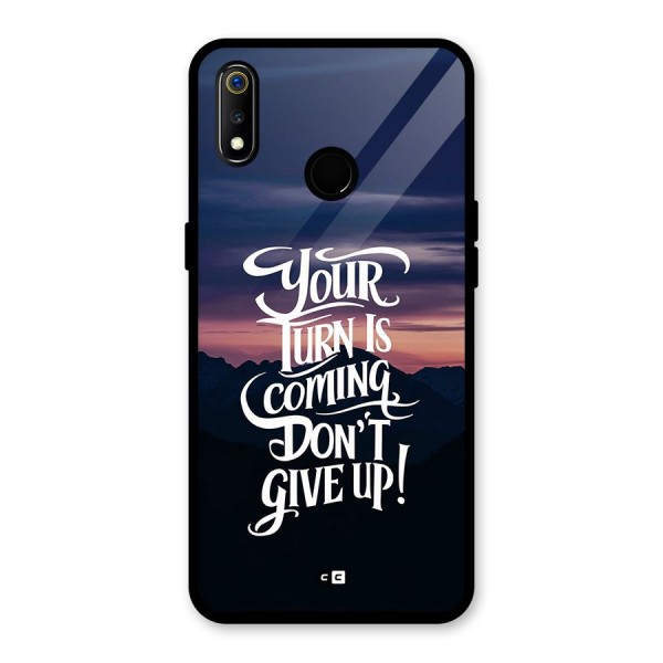 Your Turn Glass Back Case for Realme 3i