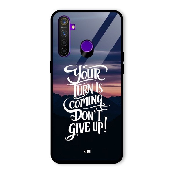 Your Turn Glass Back Case for Realme 5 Pro