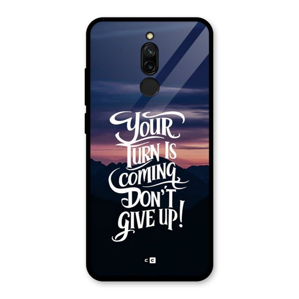 Your Turn Glass Back Case for Redmi 8