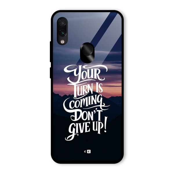 Your Turn Glass Back Case for Redmi Note 7