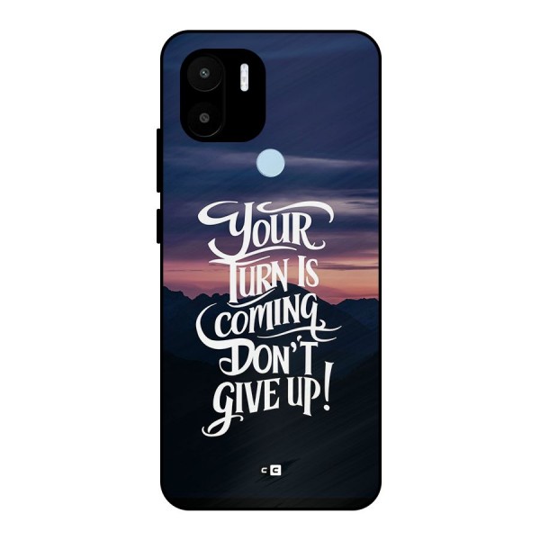 Your Turn Metal Back Case for Redmi A1 Plus