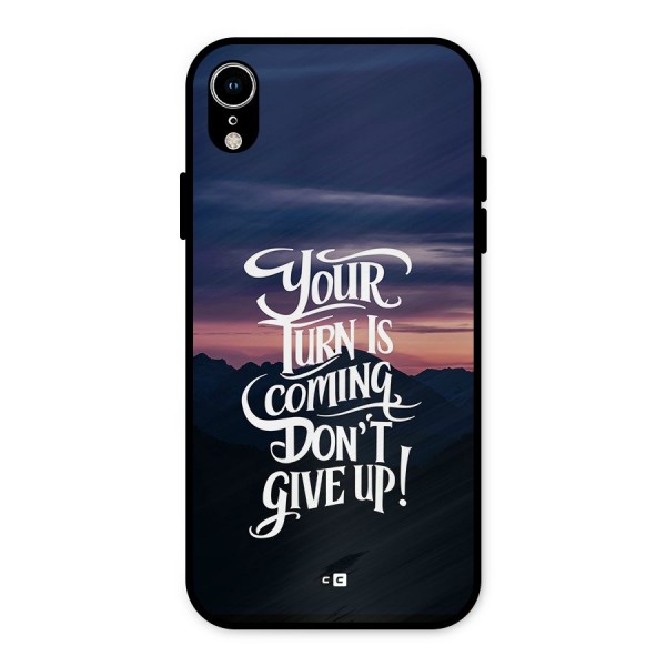 Your Turn Metal Back Case for iPhone XR
