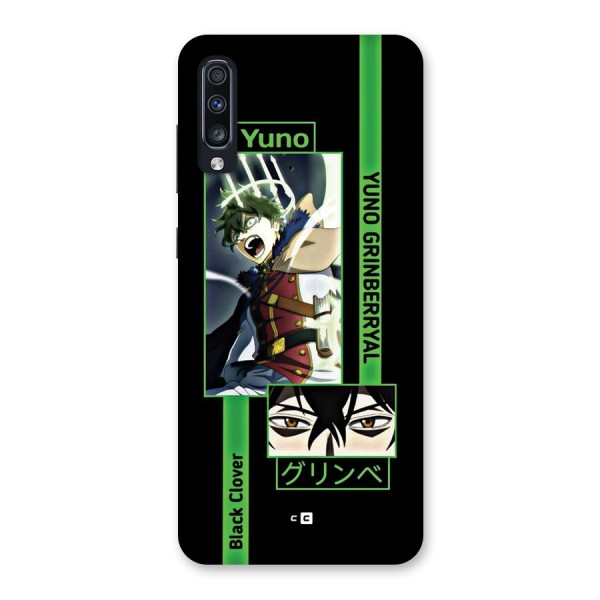 Yuno Black Clover Back Case for Galaxy A70