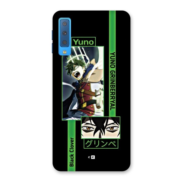 Yuno Black Clover Back Case for Galaxy A7 (2018)